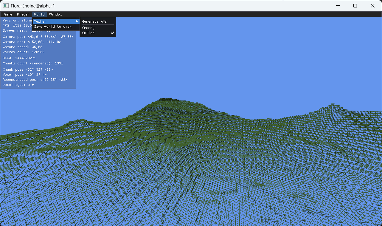 Terrain avec mesh naif